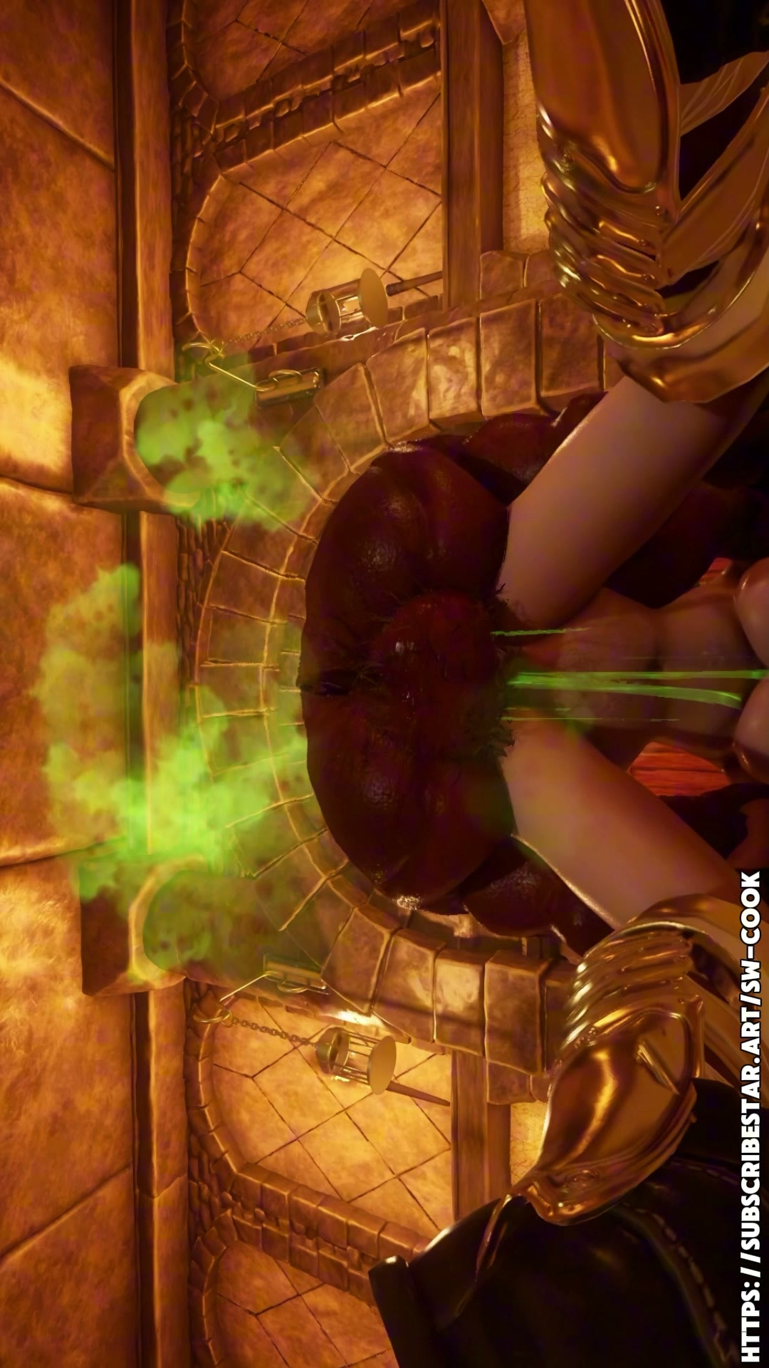 Bokoblin Destroys Princess Zelda - Facefuck & Creampie