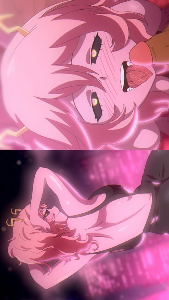Mina Ashido’s Pinky Night Ride Like a Pro 