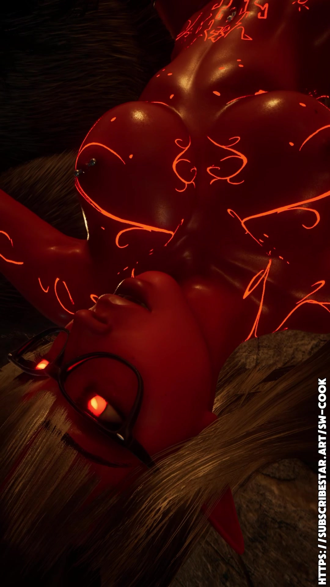 Massive Troll Cock Destroys Red Succubus