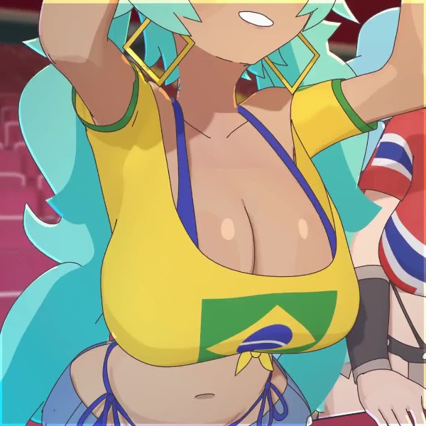 brazilian miku - hatsune miku - vocaloid - world cup - amplected