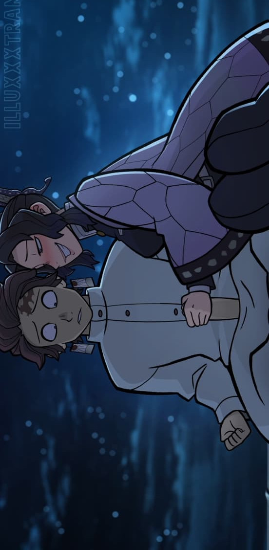 Shinobu Kocho Gives Tanjiro a Messy Blowjob During Meditation and Swallows His Load 